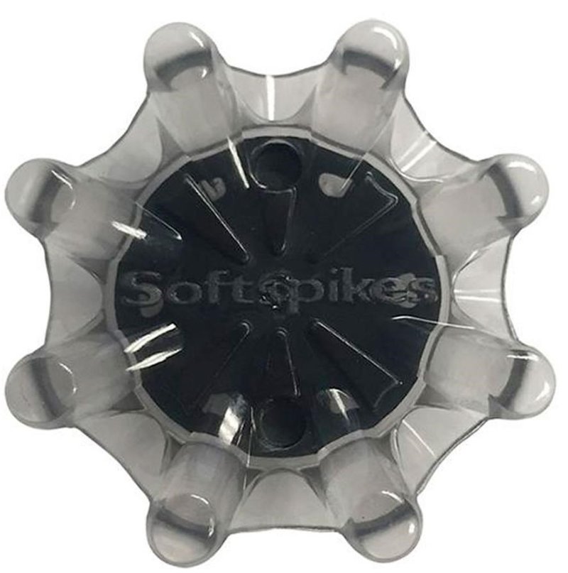 SoftSpikes Pulsar Fast Twist FJ golfnoppen, zwart/grijs (18 stuks)