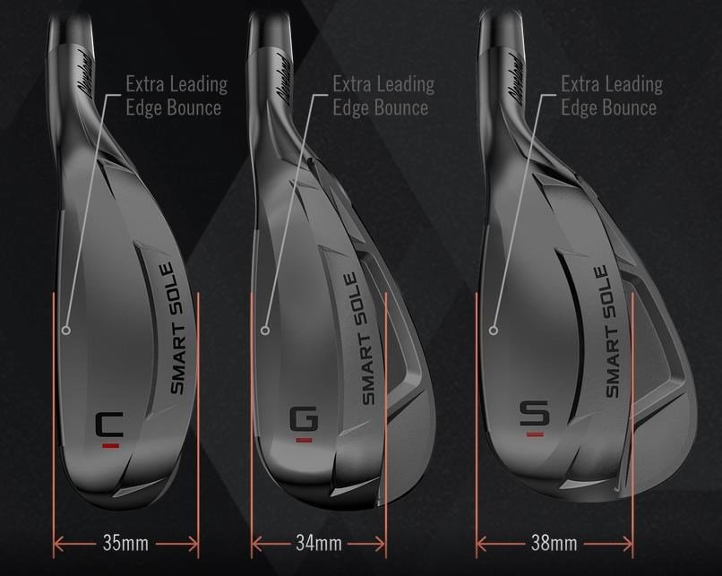Cleveland Smart Sole 4 Tour Satin heren wedge, staal