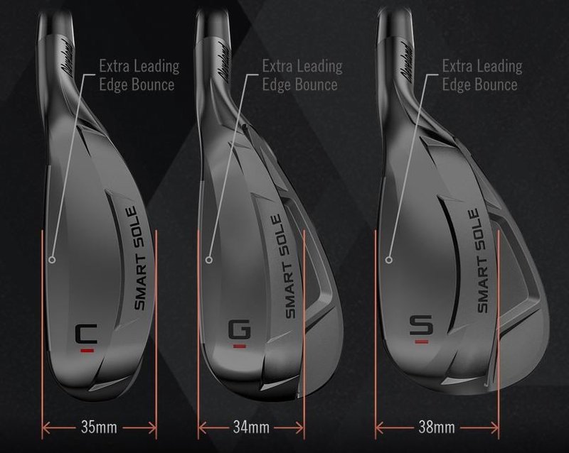 Cleveland Smart Sole 4 Tour Satin heren wedge, staal