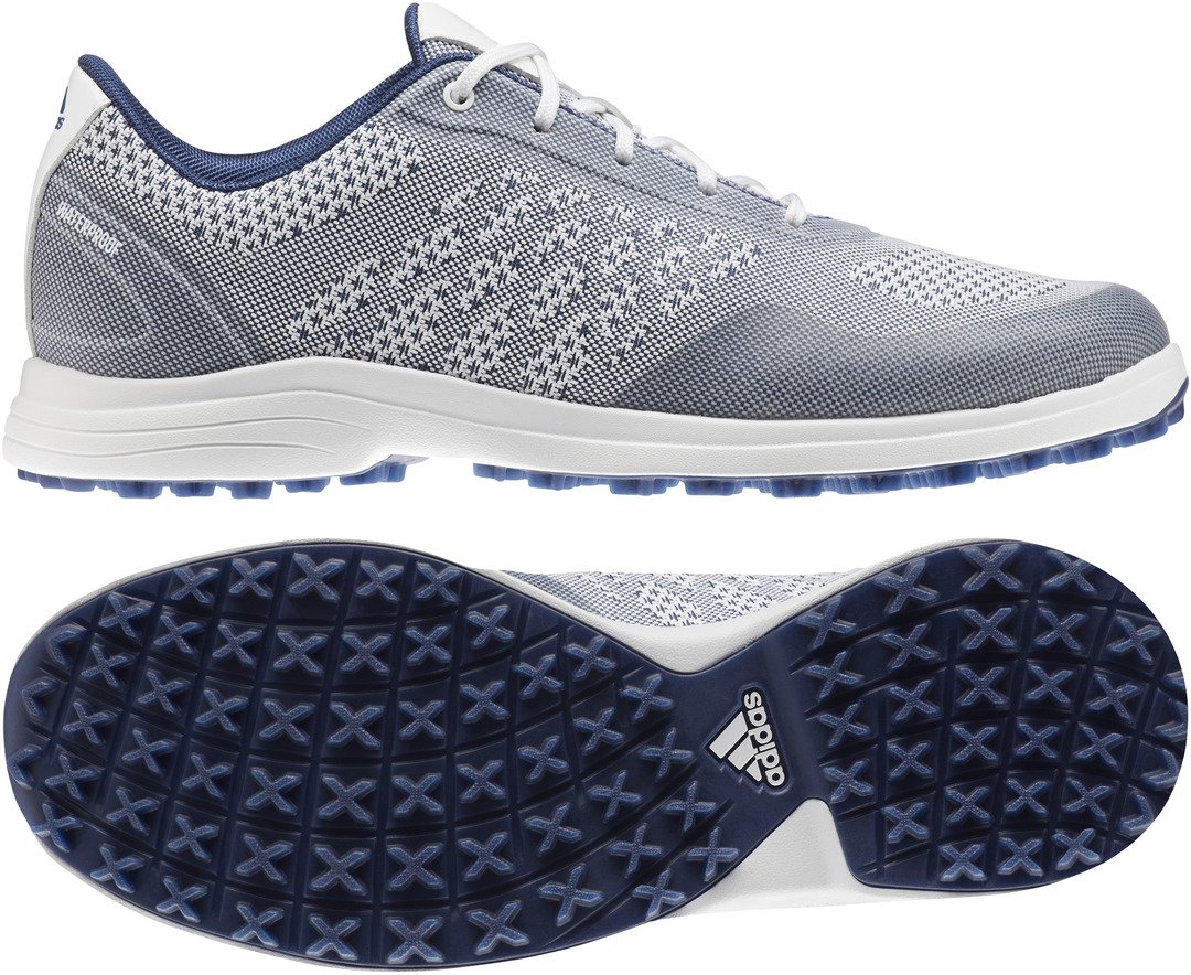 Adidas Alphaflex Sport Spikeless dames golfschoenen, wit/indigo