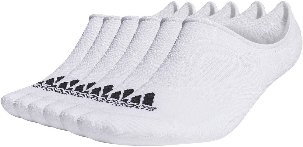 Adidas Low Cut heren sokken, wit (6 paar)