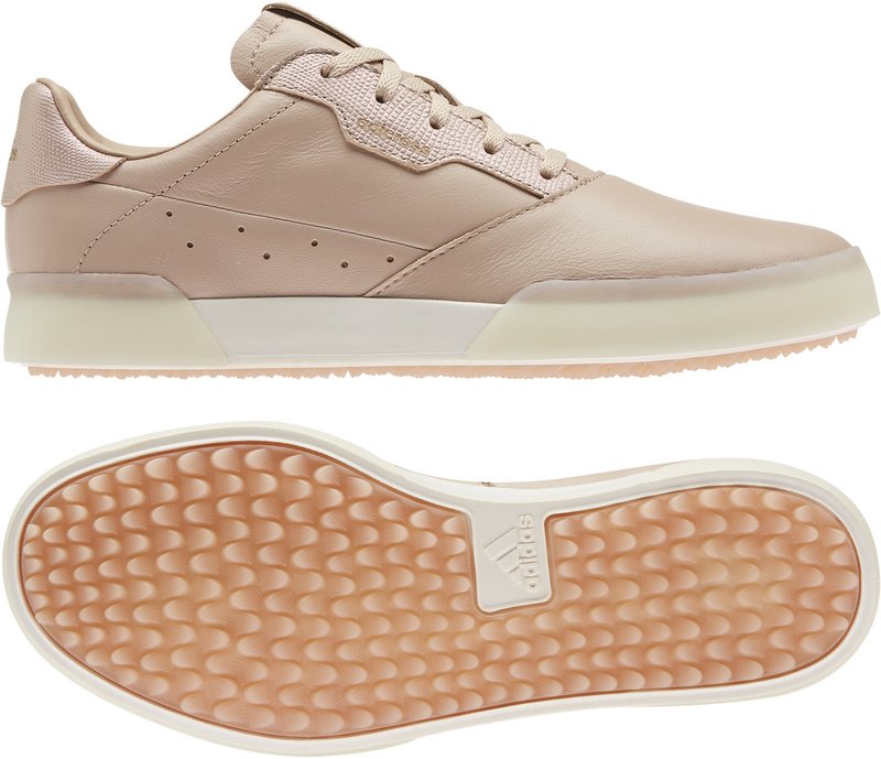Adidas Adicross Retro dames golfschoenen, ash pearl/gold met./chalk white