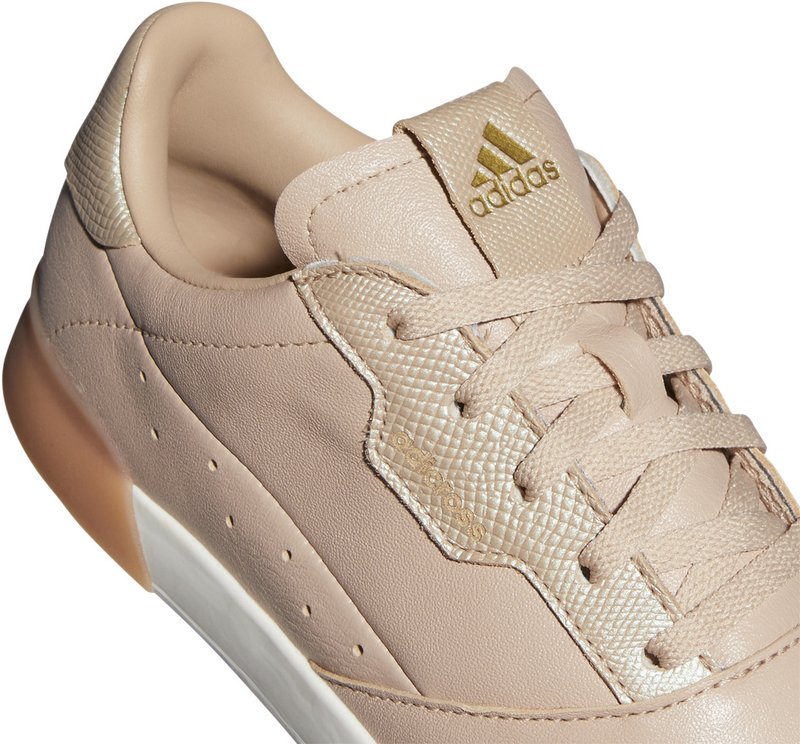 Adidas Adicross Retro dames golfschoenen, ash pearl/gold met./chalk white