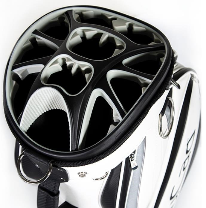 JuCad Pro cart bag, zwart/zilver