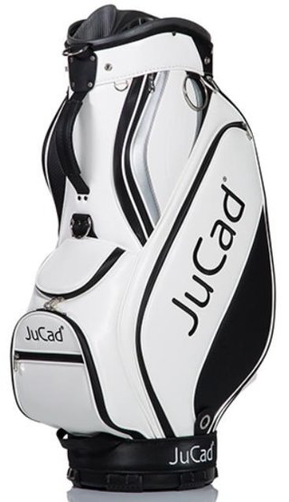 JuCad Pro cart bag, wit/zwart