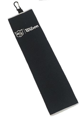 Wilson Staff Tri Fold handdoek, zwart