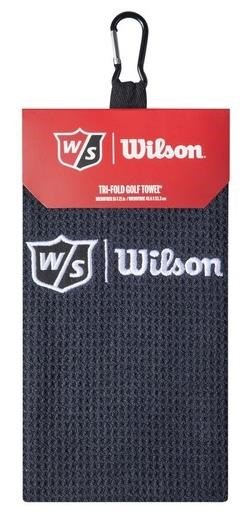 Wilson Staff Tri Fold handdoek, zwart