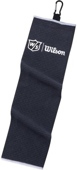 Wilson Staff Tri Fold handdoek, zwart