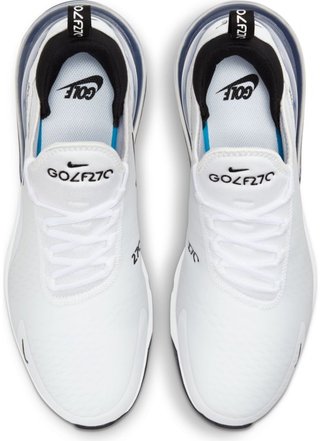 Nike Air Max 270G unisex golfschoenen, wit/zwart/platinum