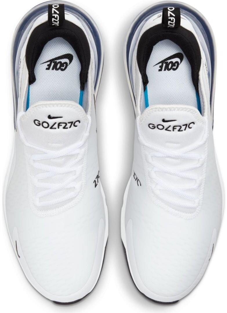 Nike Air Max 270G unisex golfschoenen, wit/zwart/platinum