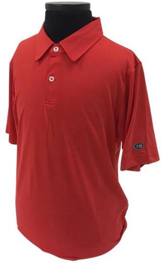 U.S. Kids Golf Tech Lisle junior polo, rood