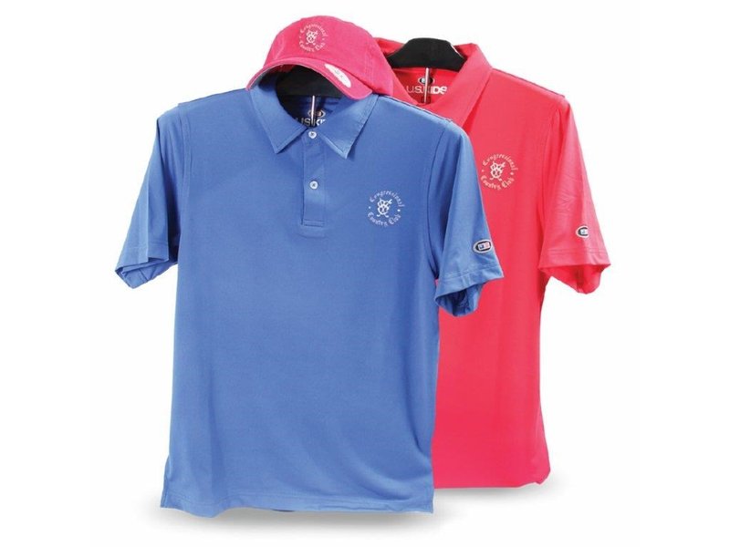 U.S. Kids Golf Tech Lisle junior polo, rood