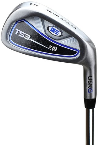 U.S. Kids Golf TS3-57 (145cm) v10 8-Club junior golfset, staal