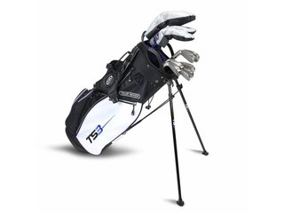 U.S. Kids Golf TS3-54 (137cm) v10 junior golfset, grafiet, zwart/wit/paars + stand bag