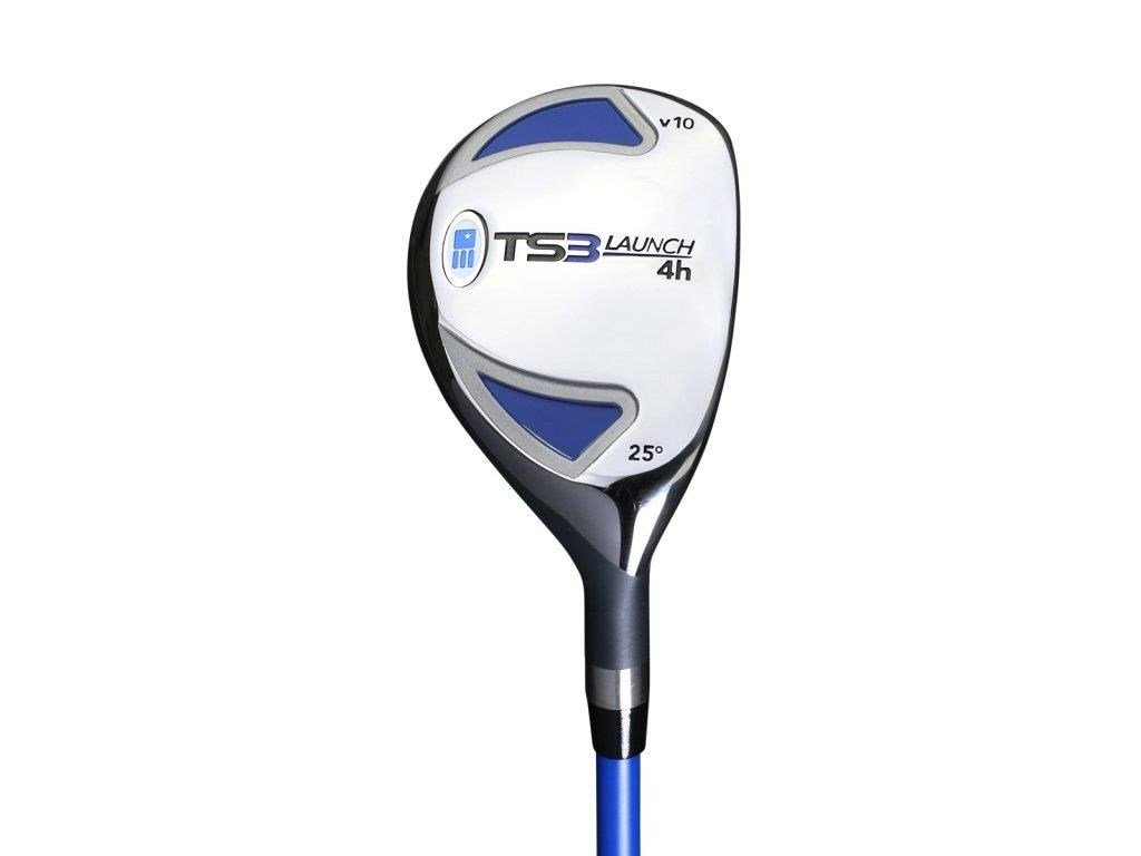 U.S. Kids Golf TS3-54 (137cm) v10 junior golfset, grafiet, zwart/wit/paars + stand bag