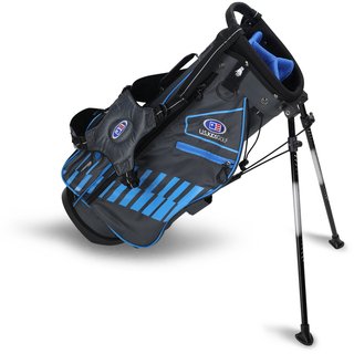 U.S. Kids Golf UL48 (122cm) WT20-S junior stand bag 2022 24.5", grijs/teal
