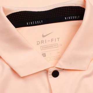 Nike Dry Vapor Stripe Graphic heren polo, crimson tint