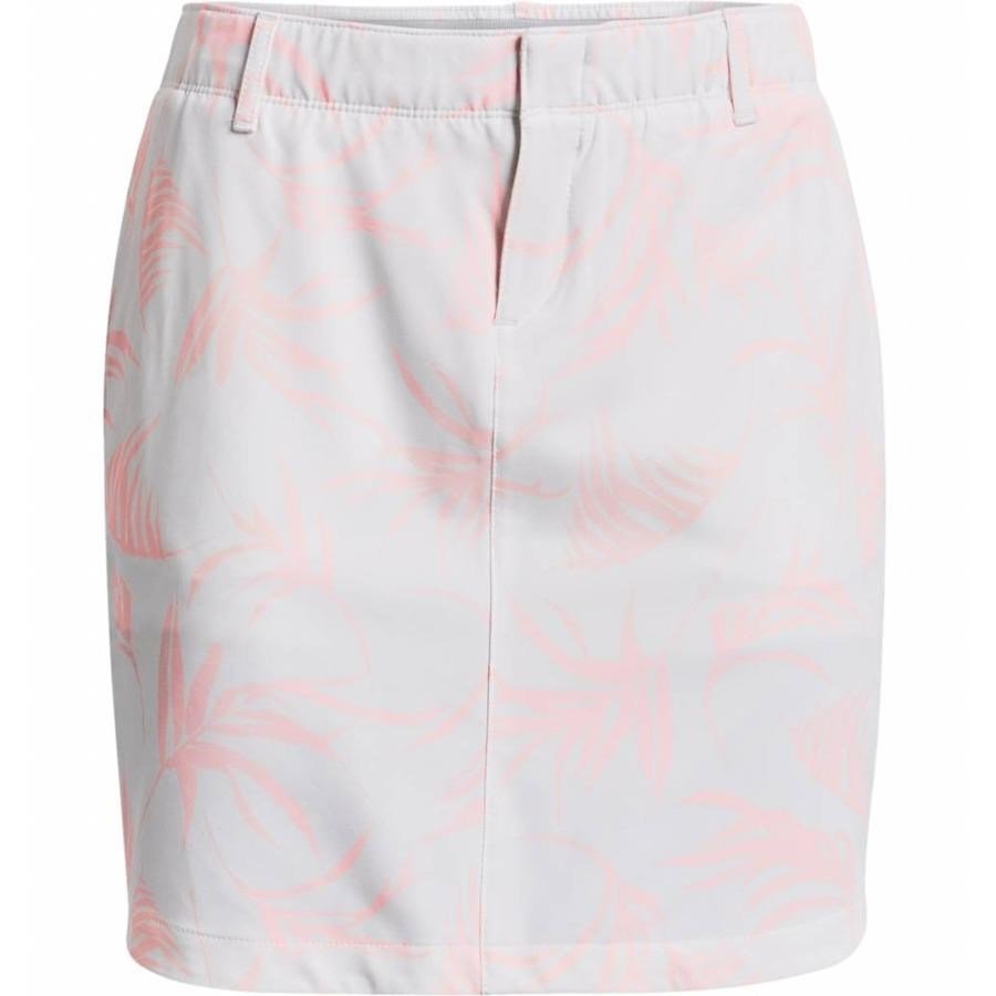 Under Armour Links Woven Printed dames golfrok, wit