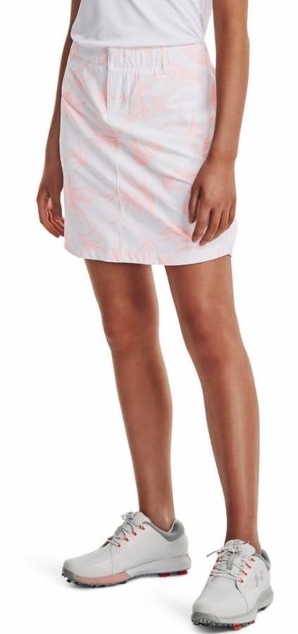 Under Armour Links Woven Printed dames golfrok, wit