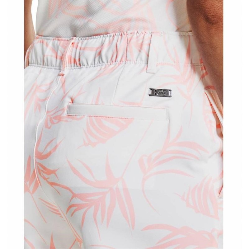 Under Armour Links Printed dames short, wit