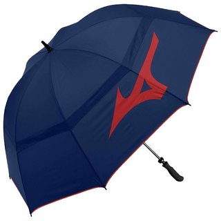 Mizuno Tour Twin Canopy paraplu 55", marineblauw/rood