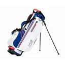 JuCad Waterproof 2in1 stand bag, blauw/wit/rood