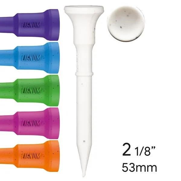 Lignum Lignum Tee 53mm (2 1/8") 16pack neon mix