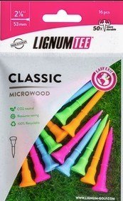 Lignum Lignum Tee 53mm (2 1/8") 16pack neon mix