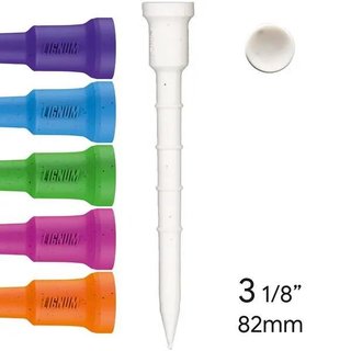 Lignum Lignum Tee 82mm (3 1/8") 12pack neon mix tees