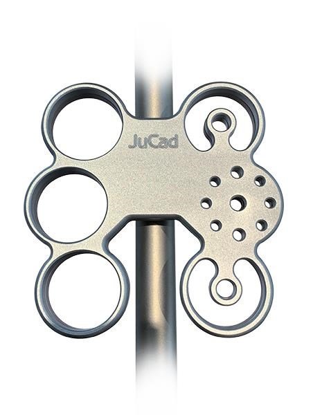 JuCad Tablet holder voor alle JuCad trolleys, titanium