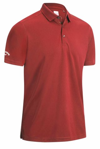 Callaway Tournament heren polo, true red
