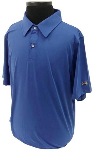 U.S. Kids Golf Tech Lisle junior polo, royal blue
