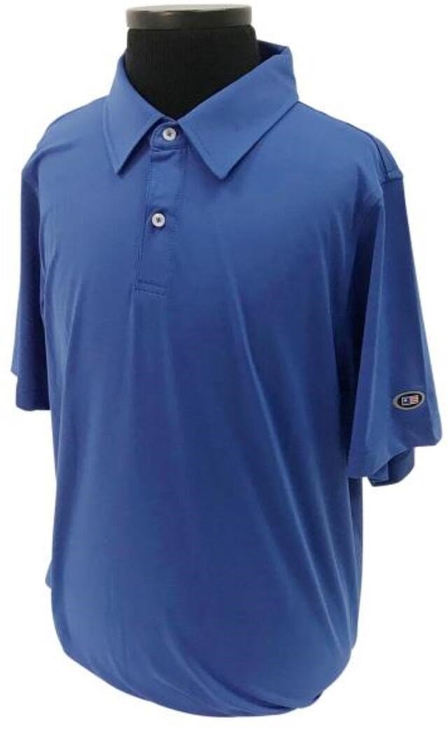 U.S. Kids Golf Tech Lisle junior polo, royal blue