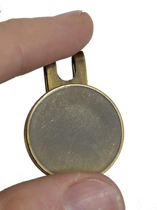 Longridge Deluxe Cap Clip en Ballmarker, brons