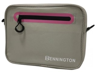 Bennington Pouch tas, lichtgrijs/roze