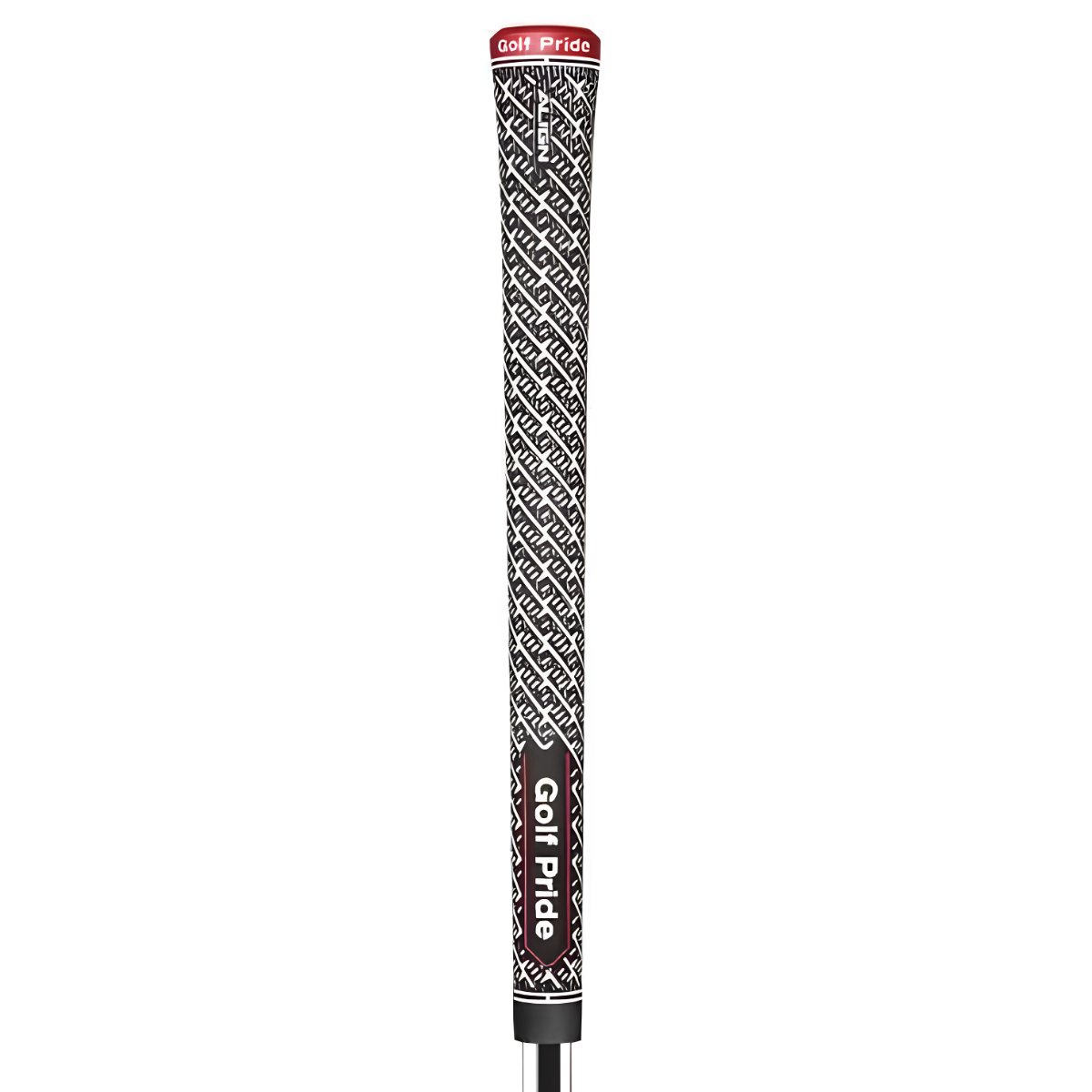 Golf Pride Z-Grip Cord Align grip, MIDSIZE, zwart/wit/rood