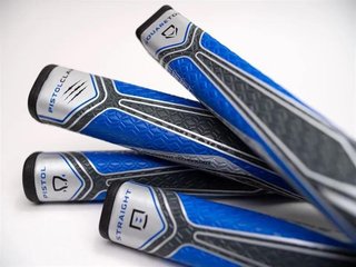 Lamkin SINKFIT PU Squaretop putter grip, zwart/blauw