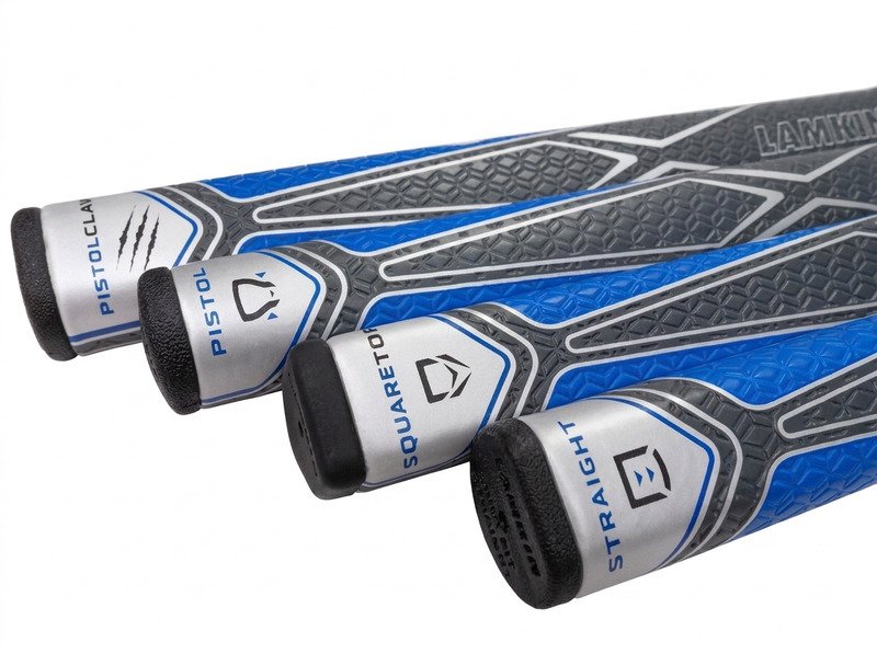 Lamkin SINKFIT PU Squaretop putter grip, zwart/blauw