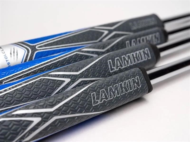 Lamkin SINKFIT PU Straight putter grip, zwart/blauw