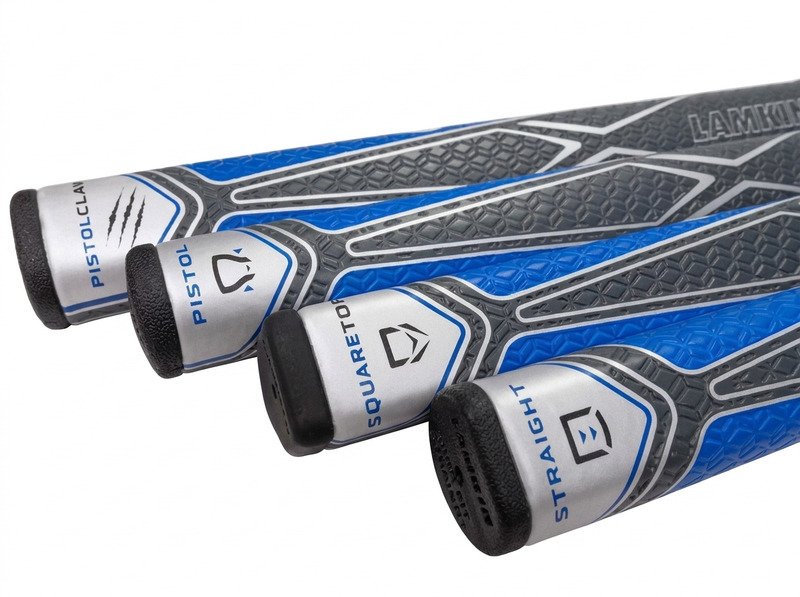 Lamkin SINKFIT PU Straight putter grip, zwart/blauw