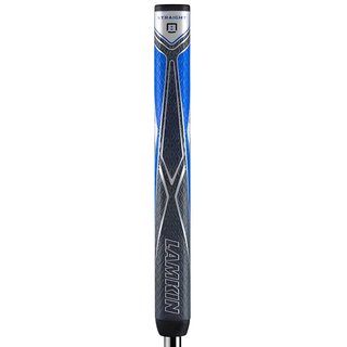 Lamkin SINKFIT PU Straight putter grip, zwart/blauw
