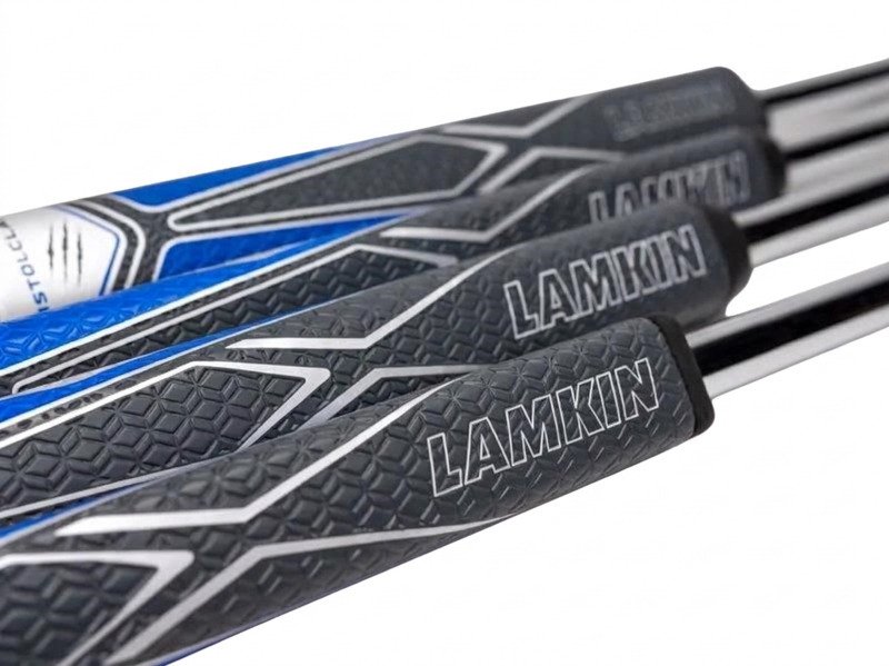 Lamkin SINKFIT PU Pistol putter grip, zwart/blauw