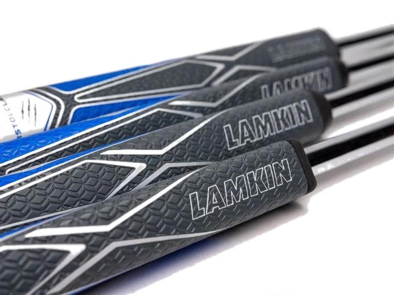 Lamkin Sink Fit PU Pistolclaw putter grip, zwart/blauw