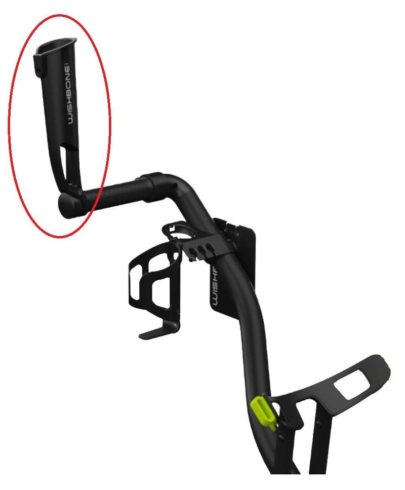 Wishbone NEO parapluhouder, zwart