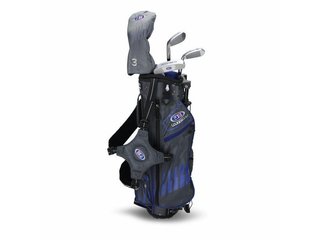 U.S. Kids Golf UL45 (114cm) WT25-s 4-Club junior golfset 2022, grafiet + stand bag, grijs/blauw