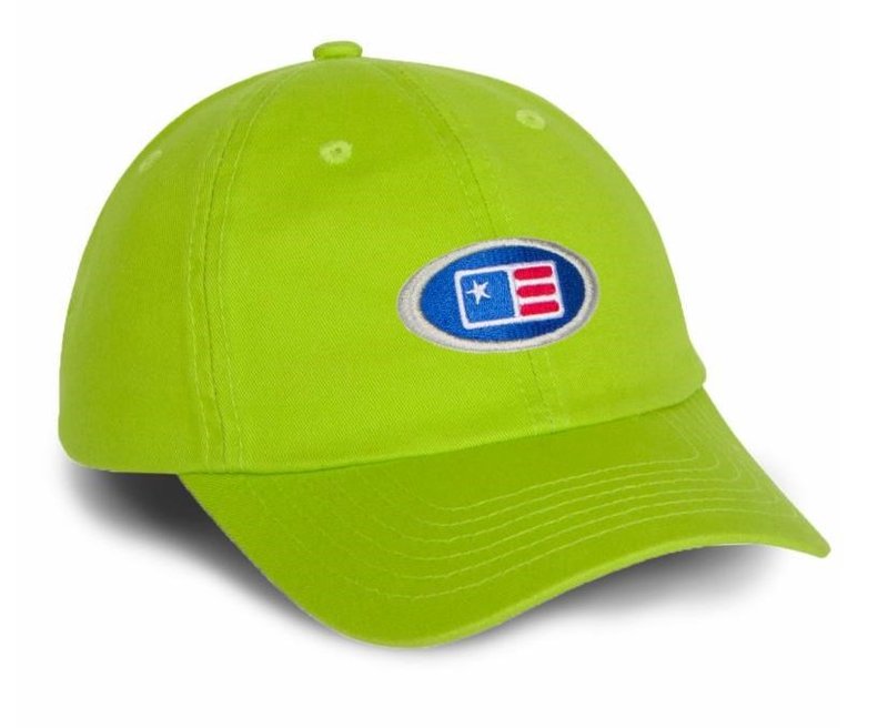U.S. Kids Golf Oval Twill junior pet, groen, M/L