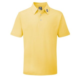 FootJoy Stretch Pique Solid heren polo, geel