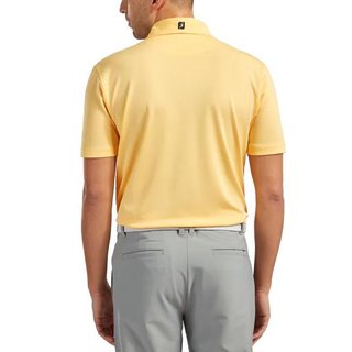 FootJoy Stretch Pique Solid heren polo, geel