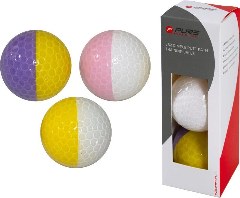 Pure 2 Improve Alignment golfballen (3 ballen)