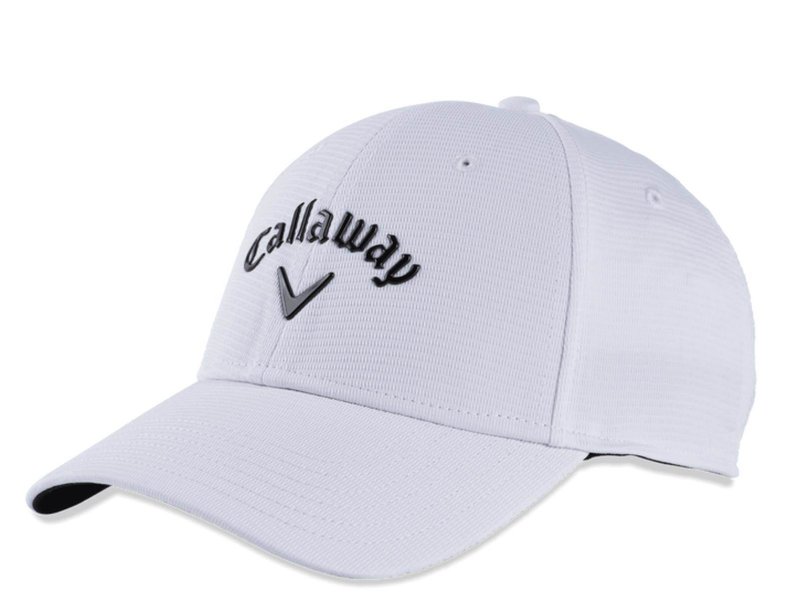 Callaway Liquid Metal heren pet, wit/zwart